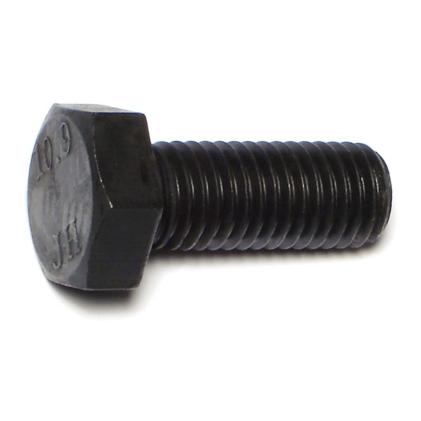 Midwest Fastener Class 10.9, M14-2.00 Hex Head Cap Screw, Plain Steel, 35 mm L, 3 PK 73842